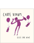 Carpe vinum - birthday card
