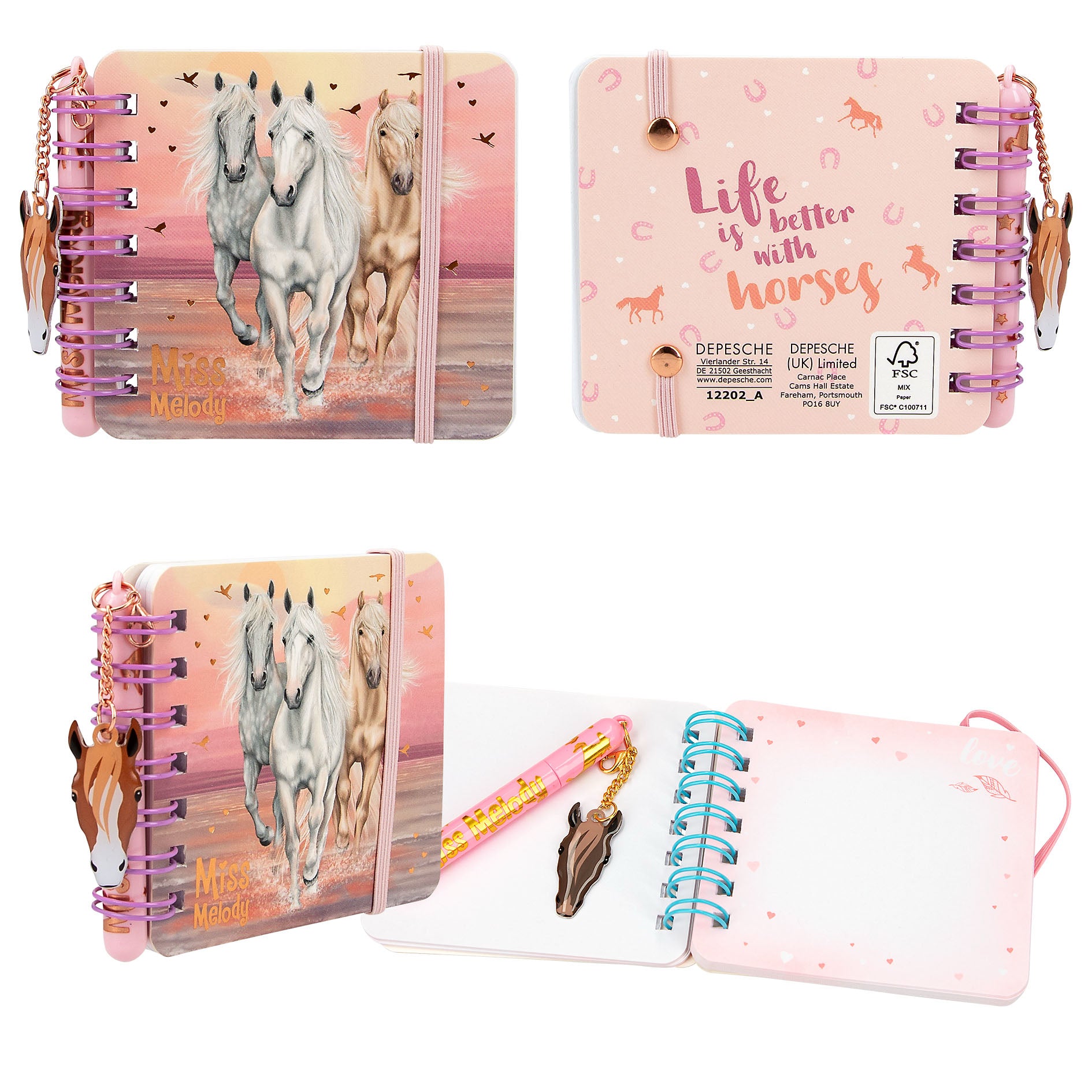 Mini Notebook - Miss Melody by Depesche