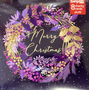 Merry Christmas - Pack of 8 Charity Christmas cards