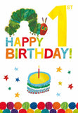 The Very Hungry Caterpillar - 1st birthday card