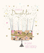 Lovely Daughter - birthday card