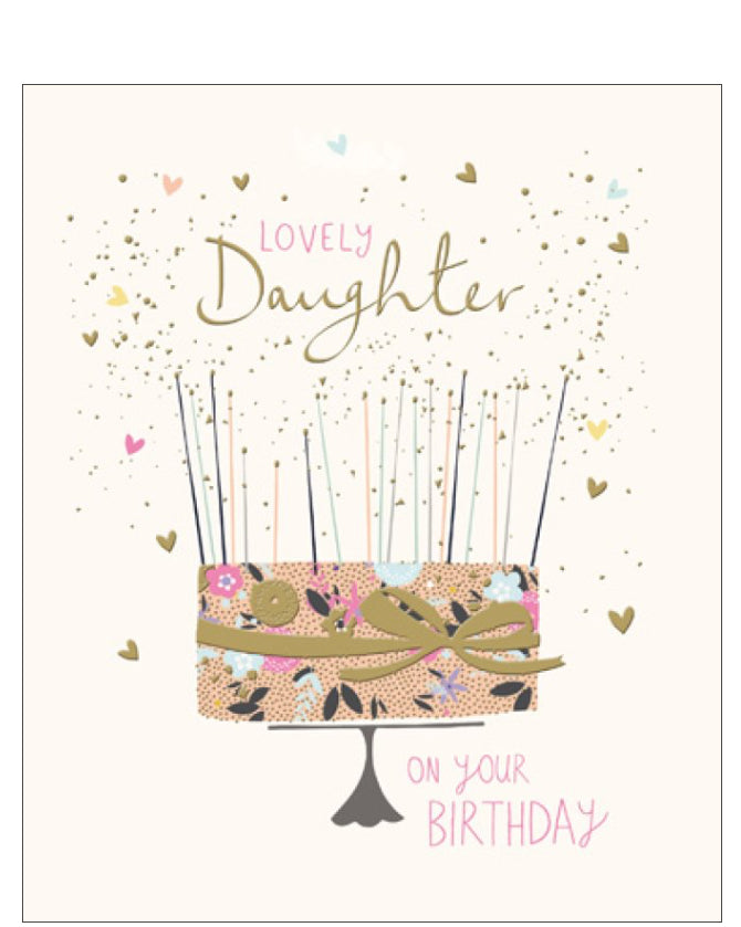 Lovely Daughter - birthday card