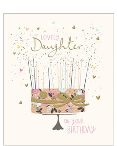 Lovely Daughter - birthday card