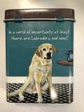 Little Dog Laughed Labrador - Small Tin