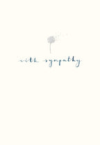 With Sympathy - sympathy card