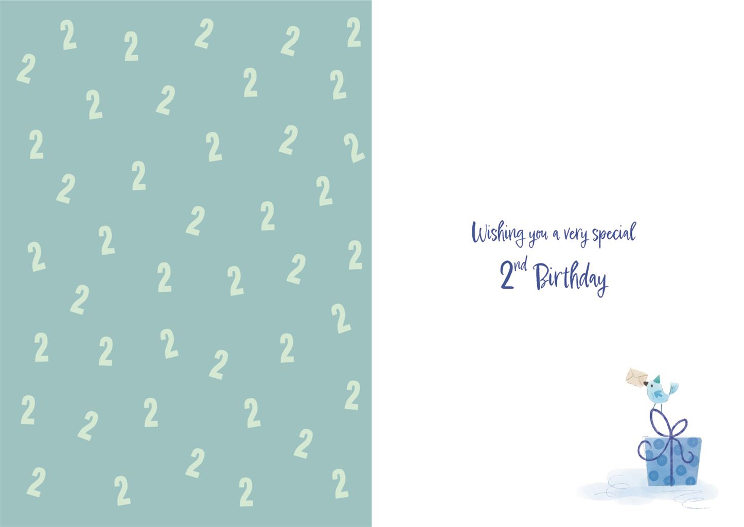 2 (blue)- Birthday card