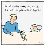 Put this potato back together - World of Moose funny greeting card