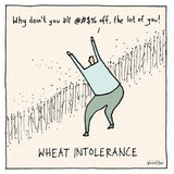 Wheat Intolerance - World of Moose card