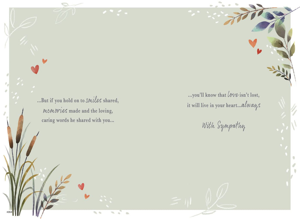 Loss of Husband- Sympathy card