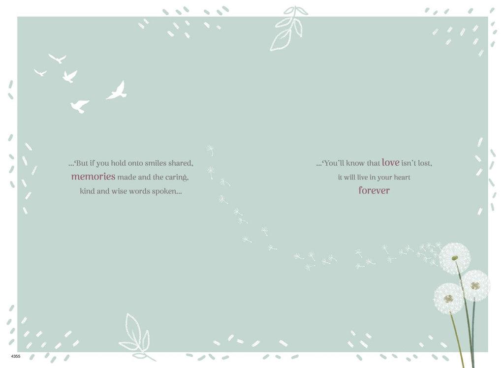 Loss of your Wife- Sympathy card