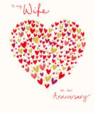 To my Wife on Our Anniversary card