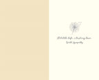 On the loss of your baby - sympathy card