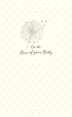 On the loss of your baby - sympathy card