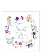 Wreath of birds - Thank You card