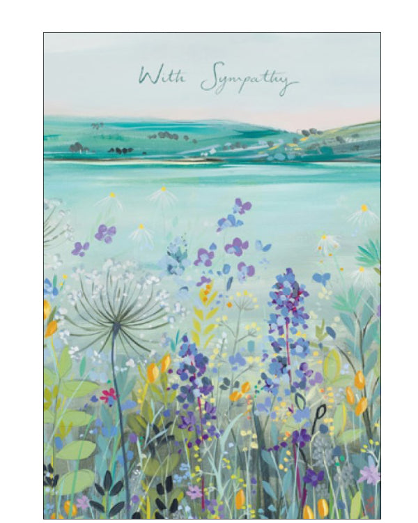 Wild Flowers - Sympathy card
