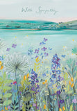 Wild Flowers - Sympathy card