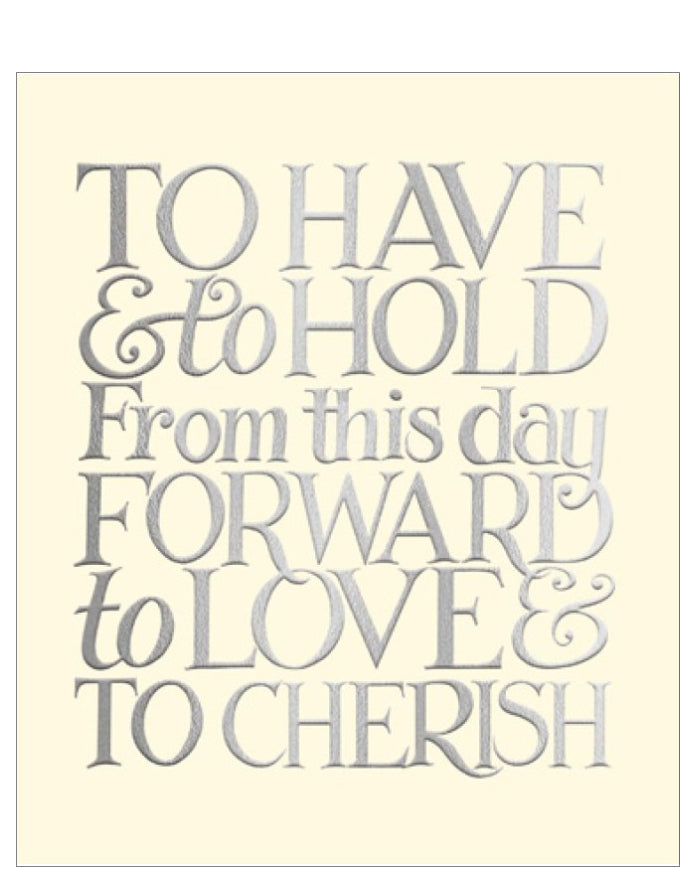 Emma Bridgewater - Wedding card