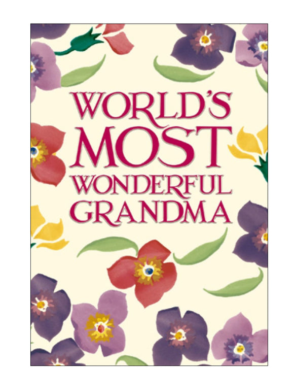 World's most wonderful Grandma - Emma Bridgewater card