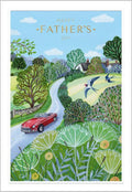 Red car, Happy  Father's Day card