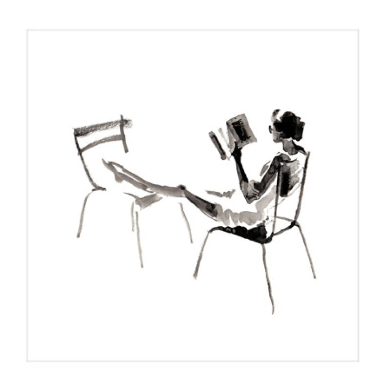 Parisian Life - Hossein Borojeni greetings card