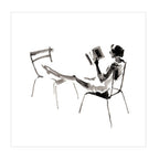 Parisian Life - Hossein Borojeni greetings card