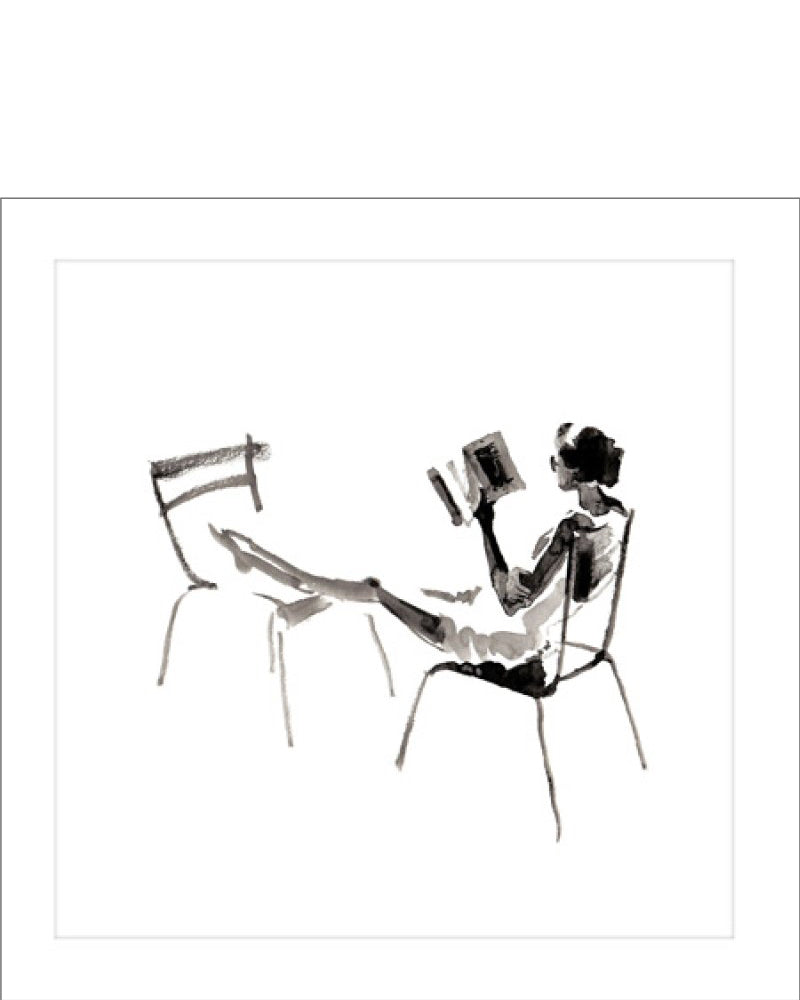 Parisian Life - Hossein Borojeni greetings card