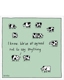 Unfortunate cow - World of Moose card
