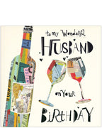 To my Wonderful Husband on Your Birthday card