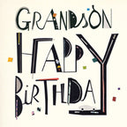 Grandson Happy Birthday card