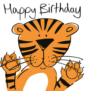 Tiger - birthday card