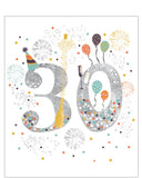 30th Birthday card