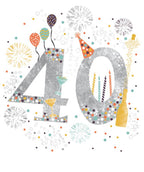 40th Birthday card