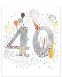 40th Birthday card