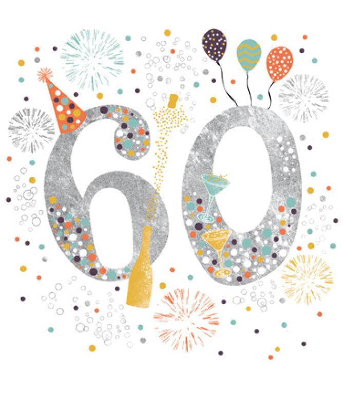 60th Birthday card