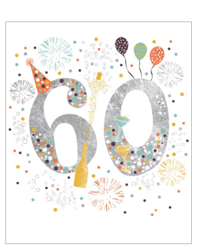 60th Birthday card
