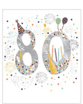 80th birthday card