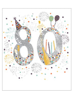 80th birthday card
