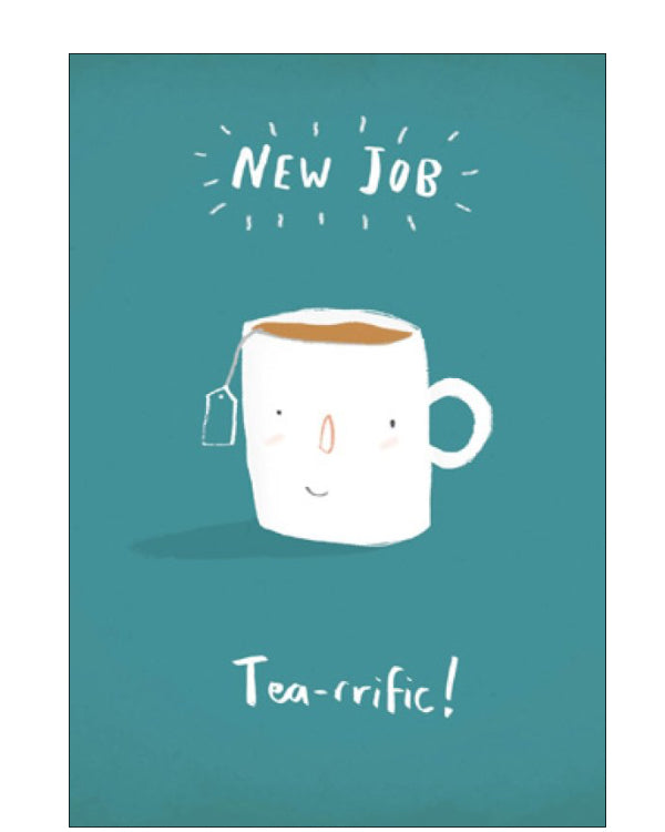 Tea-riffic - new job card