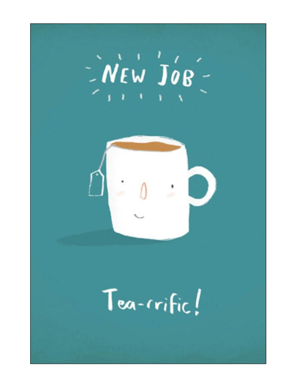 Tea-riffic - new job card
