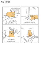 Getting in the Way - They Can Talk greetings card
