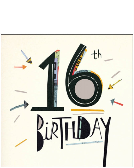 16th Birthday card