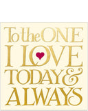 The One I love - Emma Bridgewater Anniversary card