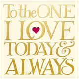The One I love - Emma Bridgewater Anniversary card