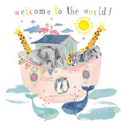 Noah's Ark - New Baby card