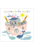 Noah's Ark - New Baby card