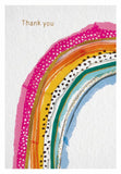 Rainbow - thank you card