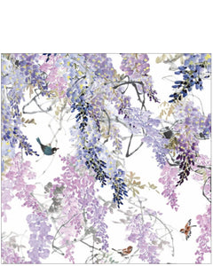 Wisteria Falls - Sanderson Interiors greeting card