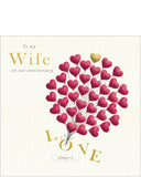 To my Wife on our Anniversary card