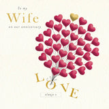 To my Wife on our Anniversary card