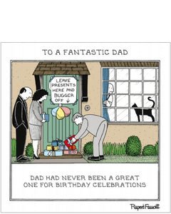 To a Fantastic Dad - Fred by Rupert Fawcett card